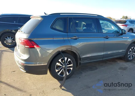 2022 Volkswagen Tiguan 2.0T S z USA, uszkodzony, nr VIN 3VV0B7AX7NM043674